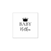 Custom wooden stamp for baby shower  ラバースタンプ (インプリント)