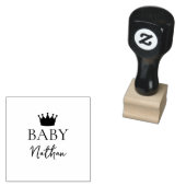 Custom wooden stamp for baby shower  ラバースタンプ (押印)