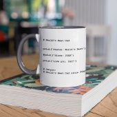 Custom World’s Best Dad Code Mug – Year Gift コーヒーマグカップ