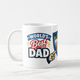 Custom World's Best Dad  コーヒーマグカップ
