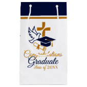Custom year Christian Graduation スモールペーパーバッグ (正面)