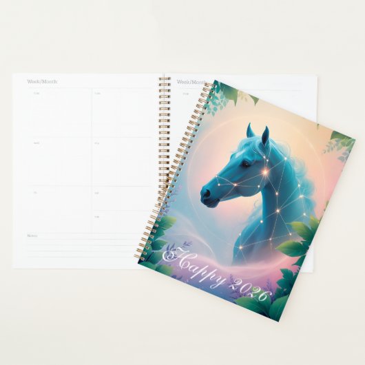 Custom Year of the Horse 2026 プランナー手帳 (ディスプレー)