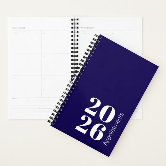 Custom Year, Text, Logo, Web URL, Appointment プランナー手帳 (ディスプレー)