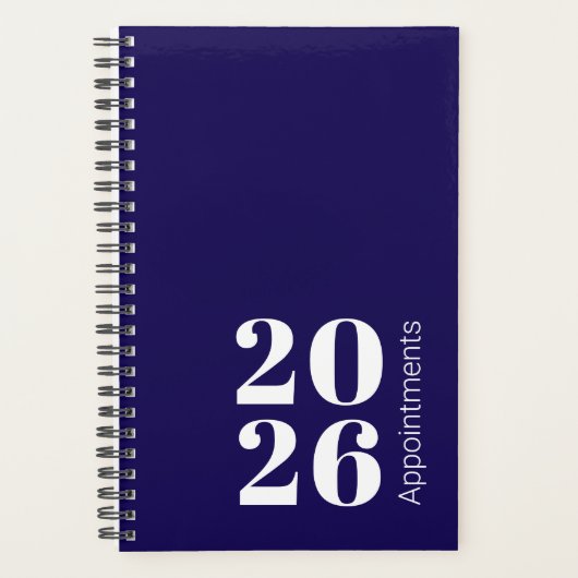 Custom Year, Text, Logo, Web URL, Appointment プランナー手帳 (正面)