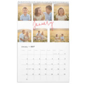 Custom Yearly Wall Calendar with Your Pictures カレンダー (1月 2027)