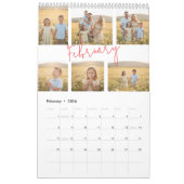 Custom Yearly Wall Calendar with Your Pictures カレンダー (2月 2026)
