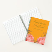 Custom Yellow Floral Bullet Journal New Moms ノートブック (内部)