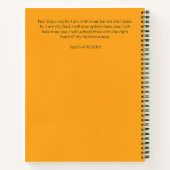 Custom Yellow Floral Bullet Journal New Moms ノートブック (裏面)