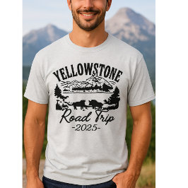Custom Yellowstone Road Trip 2025 Family Shirt Tシャツ