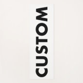 Custom Yoga Mat 1 Sided Print LANDSCAPE Orientated ヨガマット (正面)