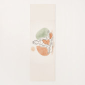 Custom Yoga Mat Minimalist Meditation Art ヨガマット (裏面)