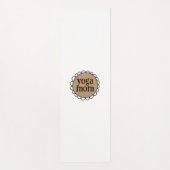 Custom YOGA MOM Scalloped Edge ヨガマット (正面)