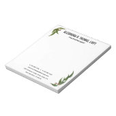 Custom Your  Eucalyptus Psychotherapist ノートパッド (回転)
