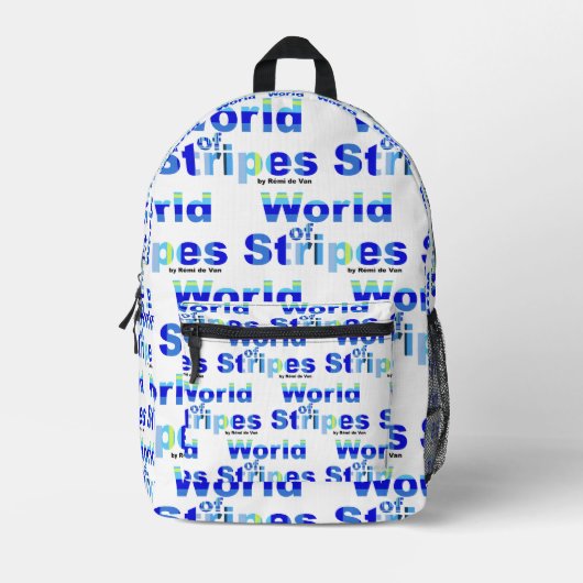 Custom Your Logo Pattern  プリントバックパック (正面)