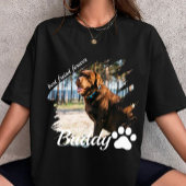 custom your own Name and Photo personalized dog  Tシャツ