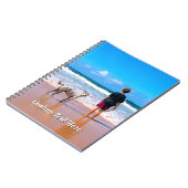 Custom Your Pet Photo Notebook Personalized Text ノートブック (左側)