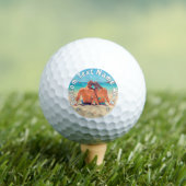 Custom Your Photo Golf Balls Personalized Text ゴルフボール (インサイチュ 木)