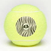 Custom Zebra Stripe Tennis Balls テニスボール (正面)