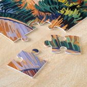 Custom Zion National Park Canyon Sunset Colorful ジグソーパズル (側面)