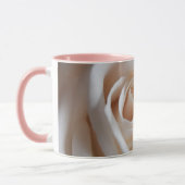 Customable White Rose "Love You" mug マグカップ (左)