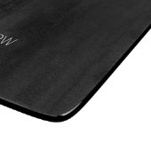 custome "黒です新しい黒" カッティングボード (角)