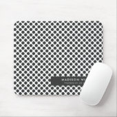 Custome Minimal Modern Dot Mouse Pad マウスパッド (マウス)
