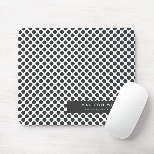 Custome Minimal Modern Dot Mouse Pad マウスパッド (マウス)