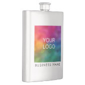 Customer Business Companyロゴはこちら最高ののテンプレート フラスク (右)