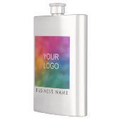 Customer Business Companyロゴはこちら最高ののテンプレート フラスク (左)