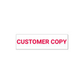 Customer Copy Template セルフインキングスタンプ (デザイン)