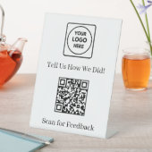 Customer Feedback QR Code | Business Review Rating 台座サイン (インサイチュ)