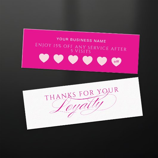 Customer Loyalty Cards For Spa Beauty Salons ロイヤリティカード