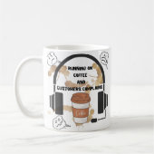 Customer service mug コーヒーマグカップ (左)