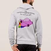 Customer Service Unicorn パーカ (裏面)