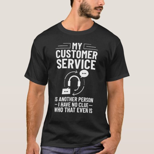 Customer Service Voice Tech Hotline Technical Supp Tシャツ (正面)
