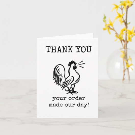 Customer Thank You, Appreciation, Cute カード (黄色い花)