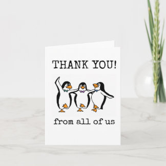 Customer Thank You Card, From All of Us, Funny カード