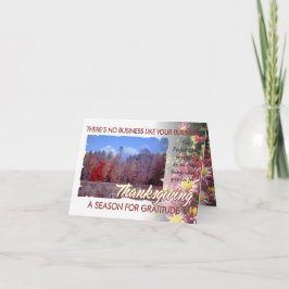 Customer Thanksgivingカード3rev シーズンカード