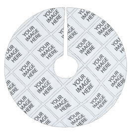 #CustomImageLogoTreeSkirts ブラッシュドポリエステルツリースカート