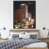 CustomiPhoenix, AZ at Nightze Product キャンバスプリント (インサイチュ (寝室))