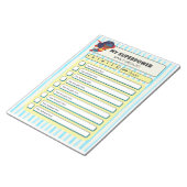 Customisable ADHD KIds Daily Checklist Notepad ノートパッド (アングル)