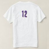 Customisable American Football Helmet T-Shirt Tシャツ (デザイン裏面)