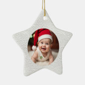 Customisable Baby's First Christmas Star セラミックオーナメント (右)
