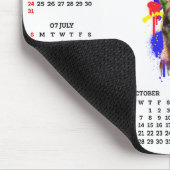 Customisable Cute Malinois Dog Calendar マウスパッド (コーナー)