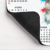 Customisable Cute Pomsky Dog Calendar  マウスパッド (コーナー)