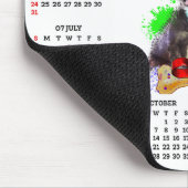 Customisable Cute Shih Tzu Dog Calendar   マウスパッド (コーナー)