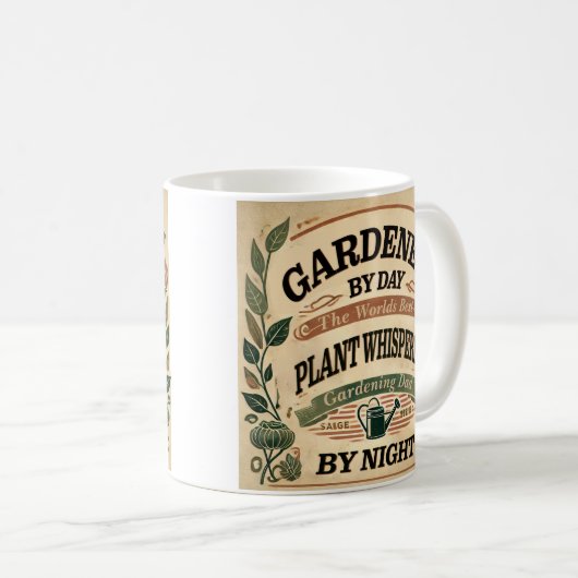 Customisable Gardener Mug コーヒーマグカップ (正面右)
