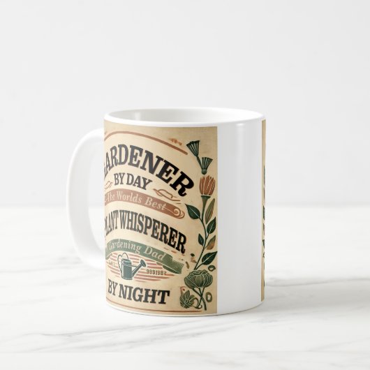 Customisable Gardener Mug コーヒーマグカップ (正面左)