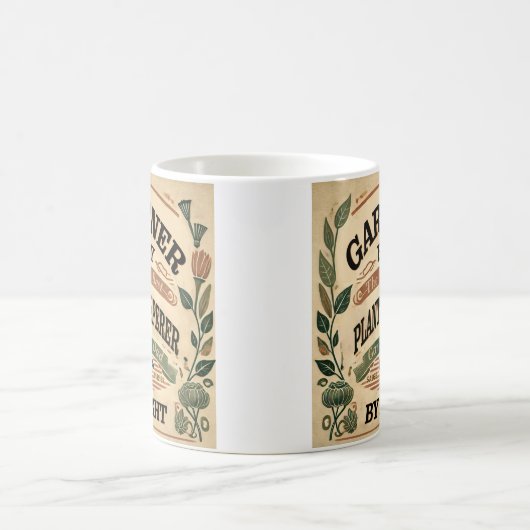 Customisable Gardener Mug コーヒーマグカップ (中央)