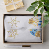 Customisable Hanukkah winter tissue Paper 薄葉紙 (ギフト)